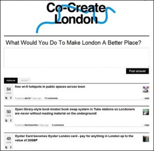 ロンドンへの要望をつぶやける Co-Create London « JEM BLOG